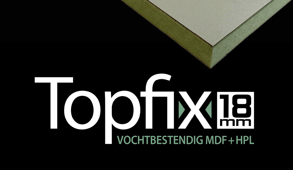 Topfix vochtbestendig MDF + HPL 